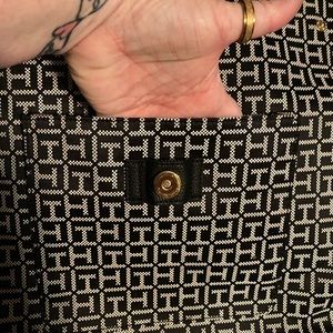 Tommy Hilfiger back pack/purse. Brand new. Black and white